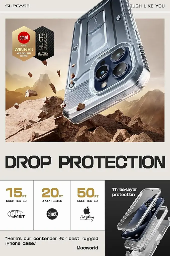 Протиударний чохол SUPCASE Unicorn Beetle Pro для iPhone 15 Pro Max - фото 5