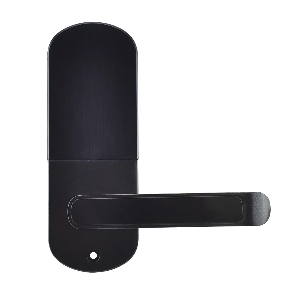 Замок біометричний автономний Trinix TRL-5107BTF Black Left з Bluetooth, зчитувачем відбитків пальців і карт Mifare (65-00046) - фото 3