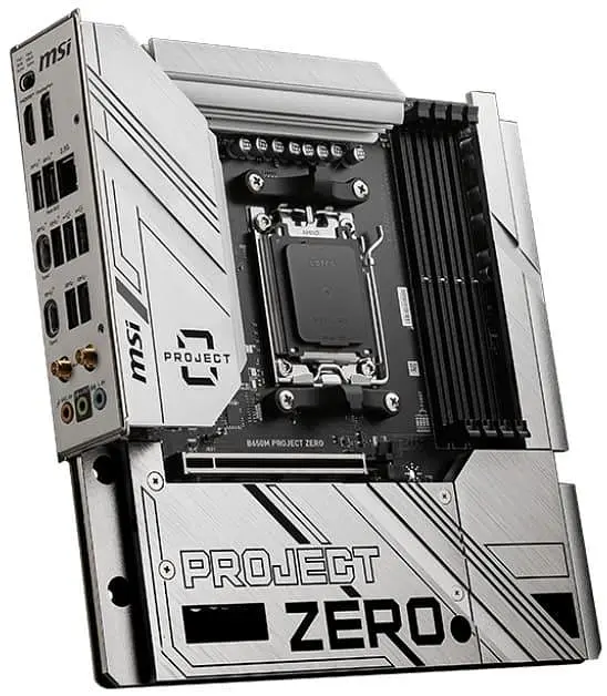 Материнська плата MSI B650M PROJECT ZERO (B650M PROJECT ZERO) (Socket AM5, AMD B650, Micro-ATX) - фото 3
