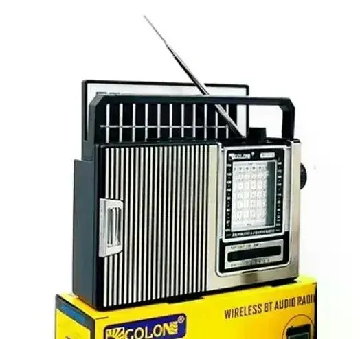 Портативний радіоприймач GOLON RX-251 з акумулятором і сонячною панеллю - фото 2