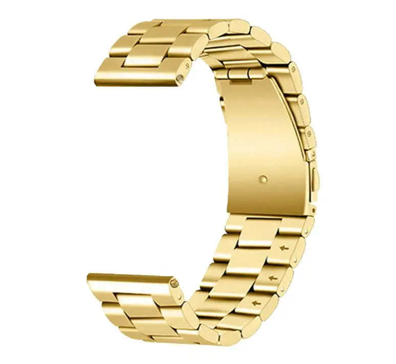 Металевий ремінець Primo для годинника Samsung Galaxy Watch 46 мм (SM-R800) Gold - фото 2