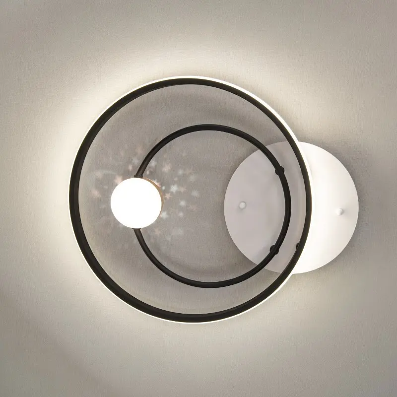 Led люстра з ефектом зоряного неба MX2989-2A WH+BK - фото 4