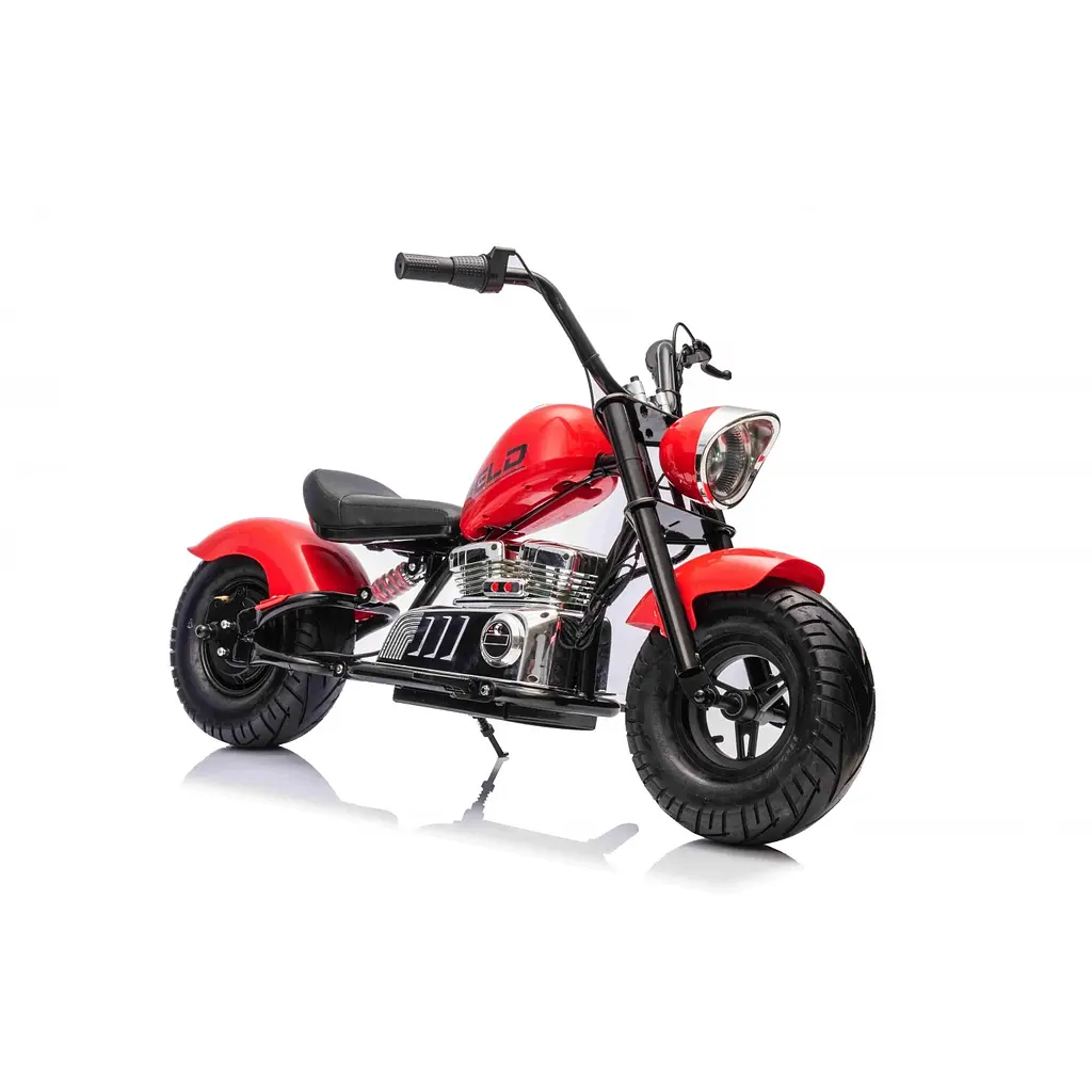 Дитячий електромотоцикл Ramiz Chopper Warrior 2х18, чорний (PA.XB-1058.CZ) - фото 3