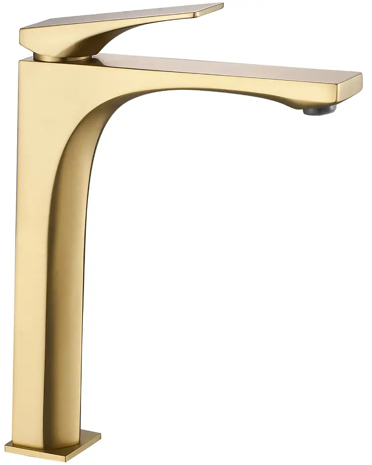 Змішувач для умивальника Rea Joe високий brushed gold REA-B8991