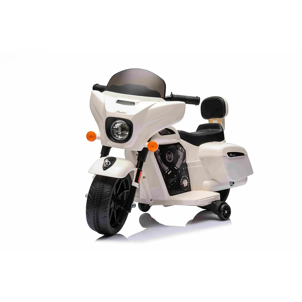 Дитячий електромотоцикл Ramiz Chopper Indian 6, синій (PA.BDM0963.NIE) - фото 4