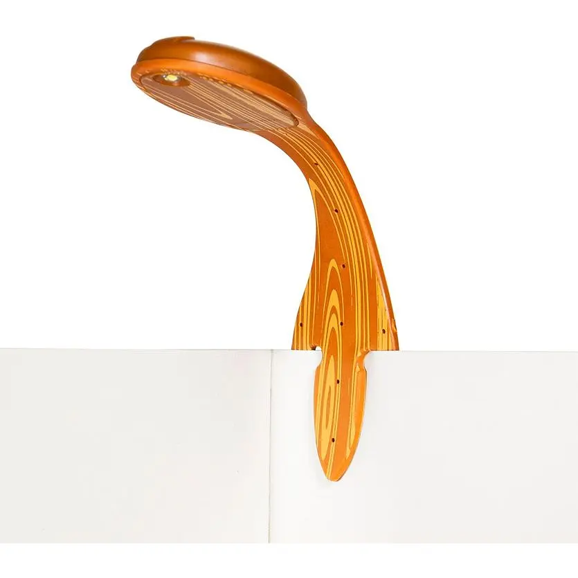 Закладка-фонарик Flexilight Классика Дерево 14.7x3.6x1.3 см коричневая (FLWO) - фото 5