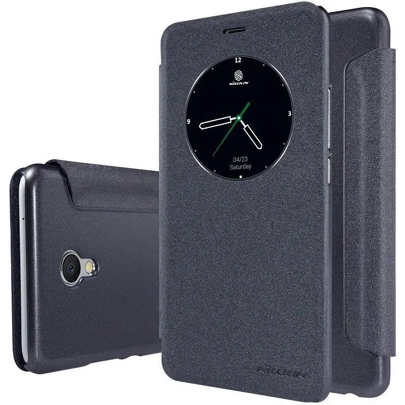 Чехол-книжка Nillkin Sparkle case Meizu M3e Black - фото 3