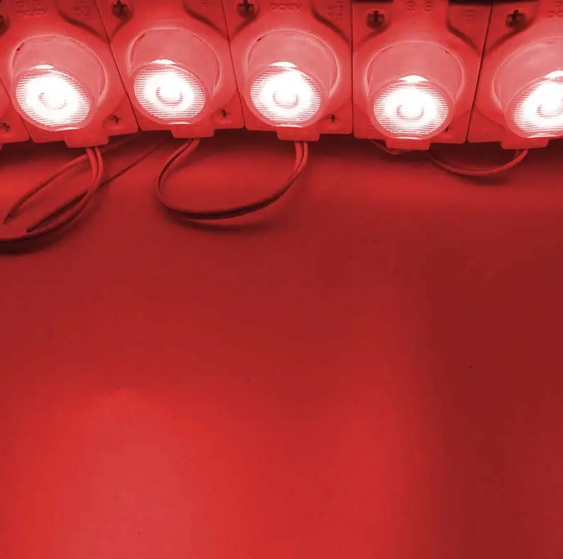 Світлодіодний модуль 12V SMD3030 1,5W 46x32 мм 120lm IP67 Червоне світло 1 шт - фото 3