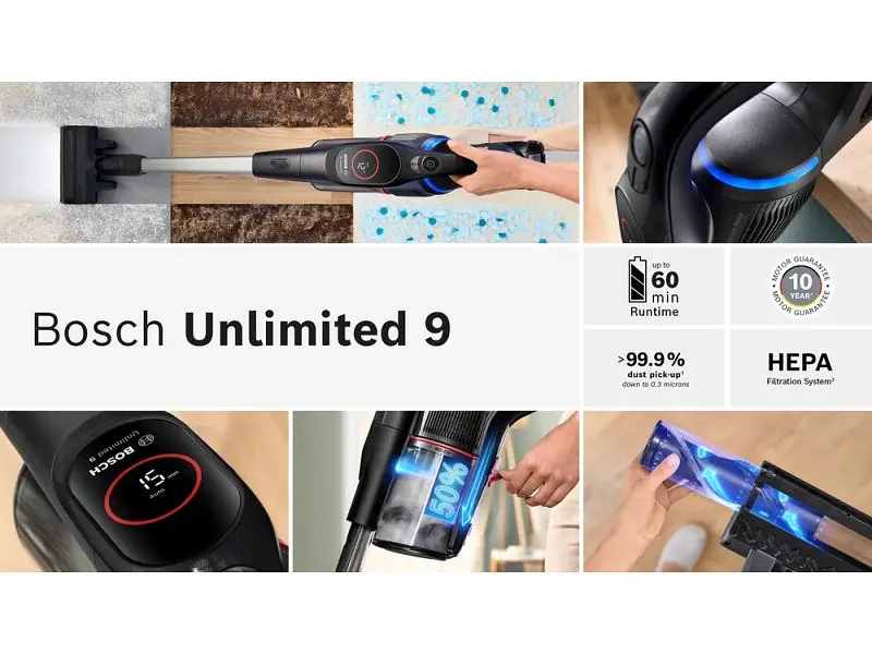 Вертикальний і ручний пилосос Bosch BCS931BQC 2 в 1 - фото 2