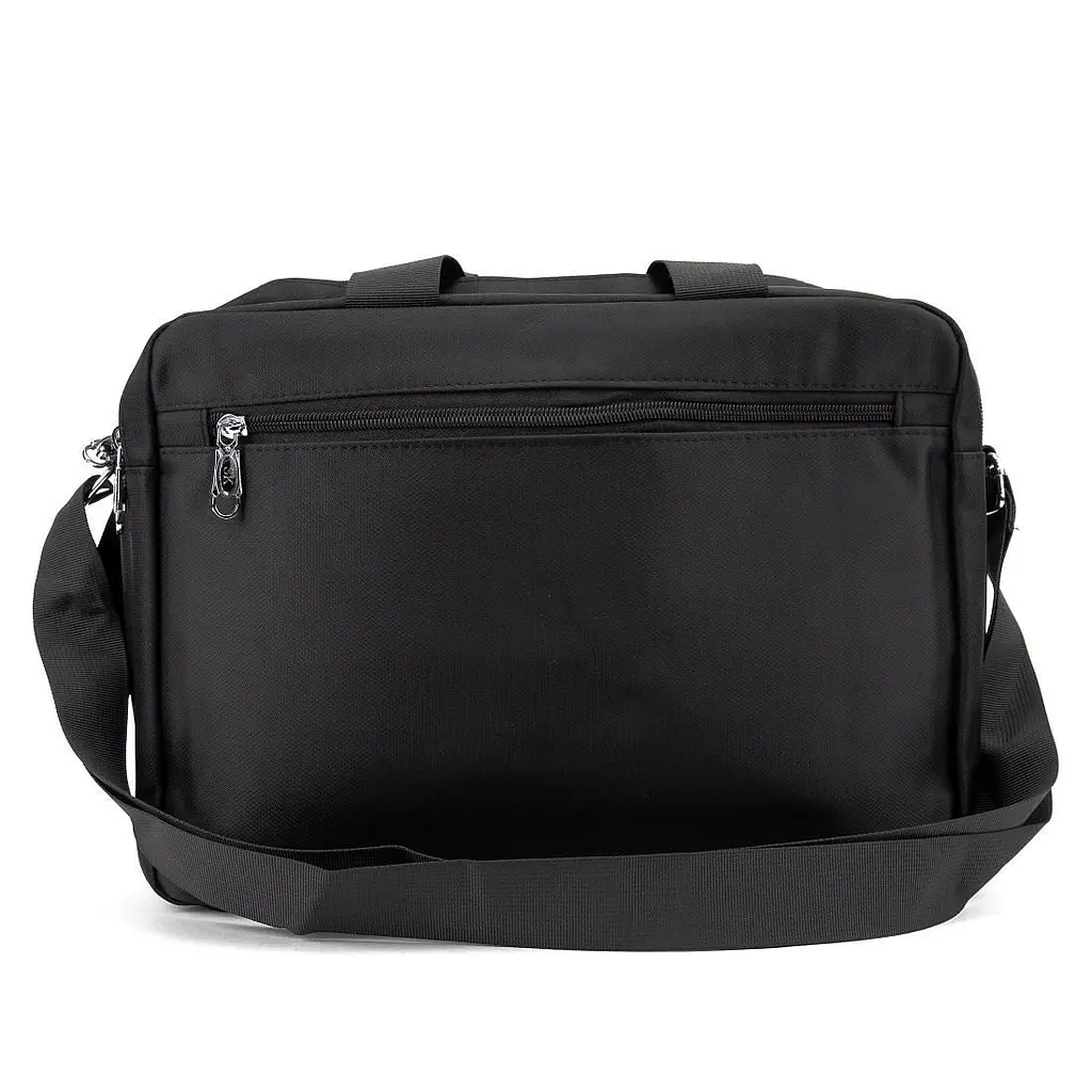 Сумка-портфель чоловіча текстильна для ноутбука 13'' та документів Tiding Bag M56-3812A чорна - фото 5