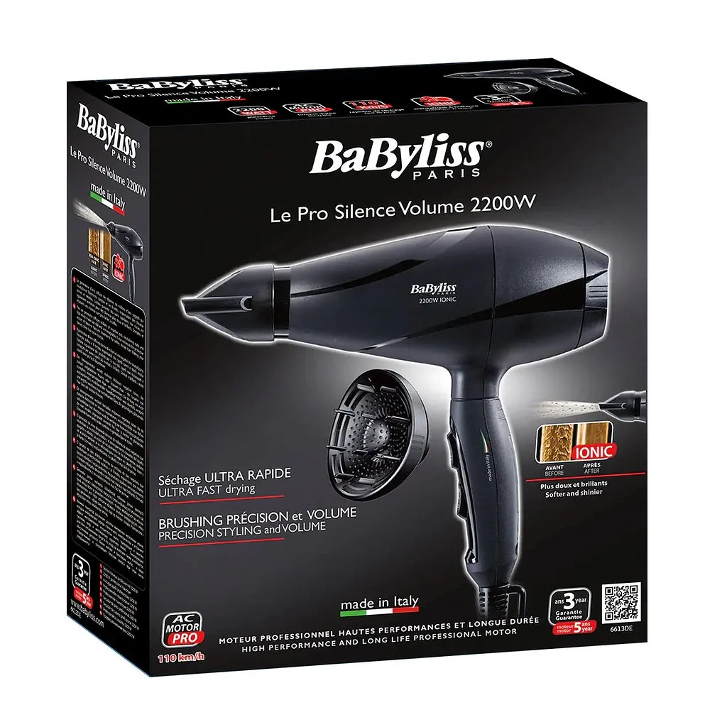 Фен BaByliss 6613DE, чорний - фото 4