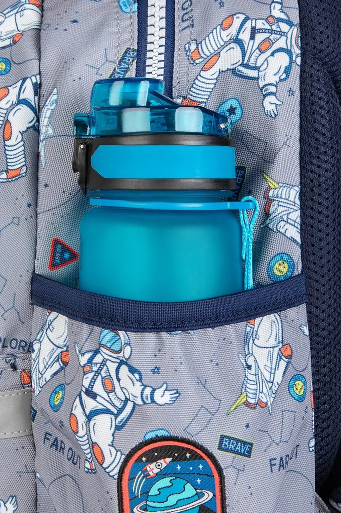 Набір: Рюкзак CoolPack Joy S Indian Zoo 21 л 39х28х15 см S сірий (E29541) + Пенал на блискавці CoolPack Clipper T-Rex з органайзером для ручок 20x14x3 см (F076853) - фото 5