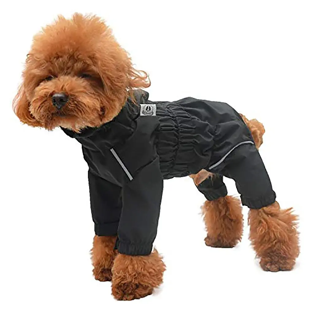 Комбінезон-дощовик для собак Derby Dog Suit Black L - фото 4