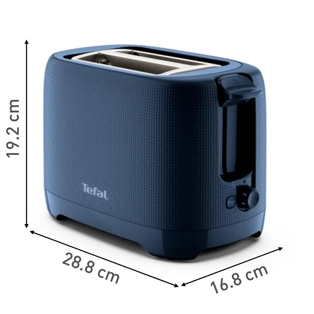 Тостер TEFAL Morning TT2M1410, 2 скибочки, 850 Вт, синій - фото 4