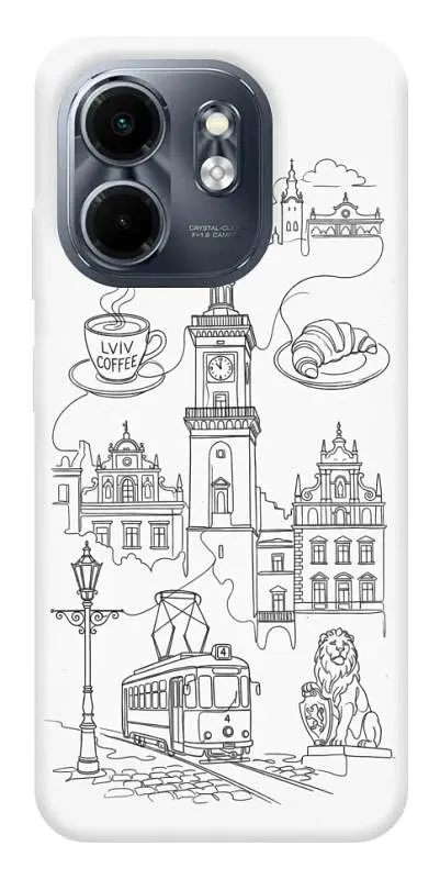 TPU чохол Demsky Lviv spirit для Infinix Smart 9 4G / Hot 50i