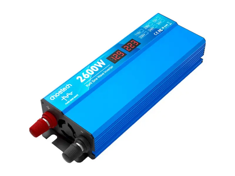Автомобільний інвертор Choetech CJ2600Q-V2 12V/220V 1300W - фото 2