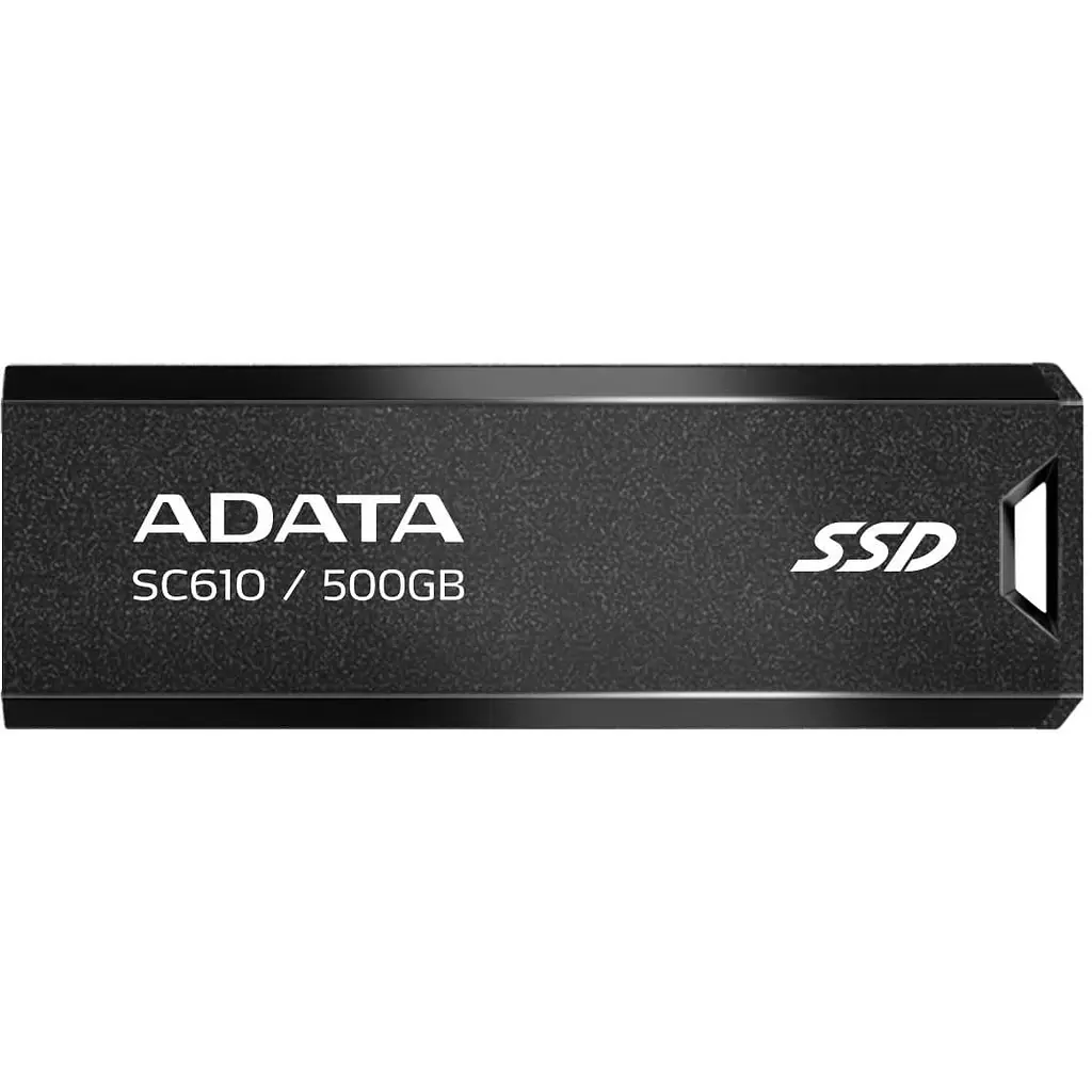 Накопитель SSD Adata SSD накопичувач 500GB USB3.2 BLACK SC610-500G-CBK/RD (SC610-500G-CBK/RD) - фото 2