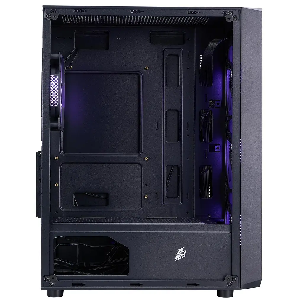 Корпус 1stPlayer FD3-M-BK-4F7 Чорний без БЖ - фото 7