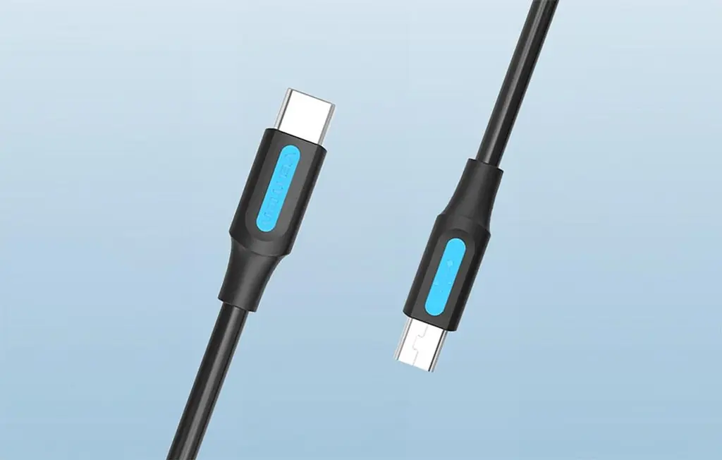 Кабель Vention USB 2.0 C Male to Mini-B Male 2A Cable 1.5M Black (COWBG) - фото 5