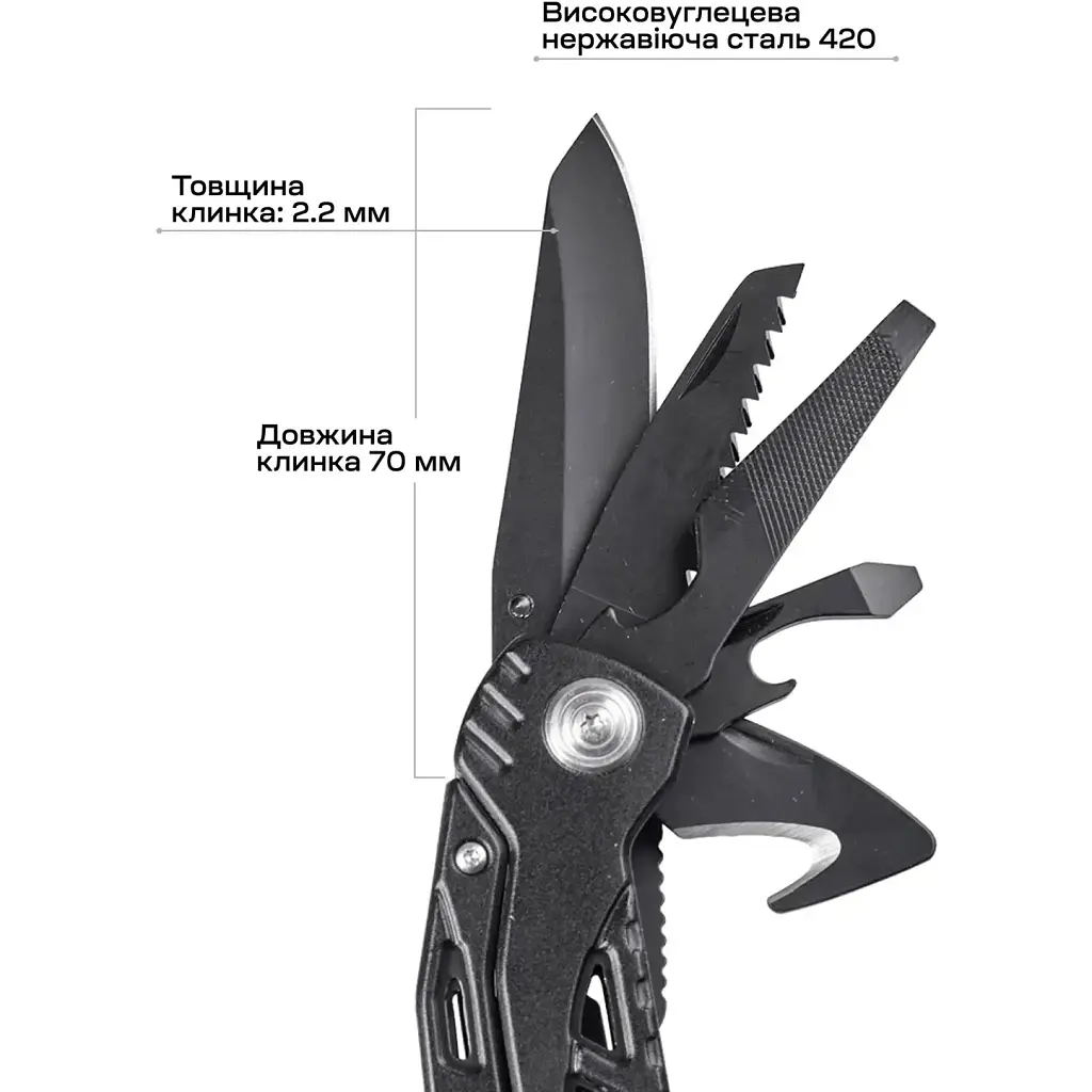 Мультитул Active Handy Tool Black - фото 4