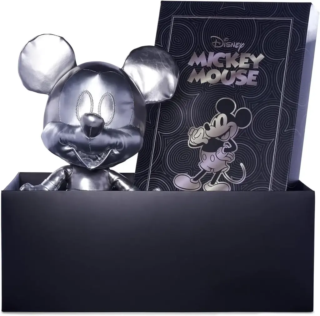 Колекційна м'яка іграшка Міккі Маус Disney Mickey Mouse Simba Collectors Club №9 Silver Edition 30 см срібляста (SKU-260) - фото 5