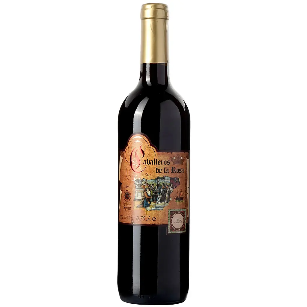 Вино Lozano Caballeros de la Rosa Tinto Semidulce, червоне, напівсолодке, 11%, 0,75 л