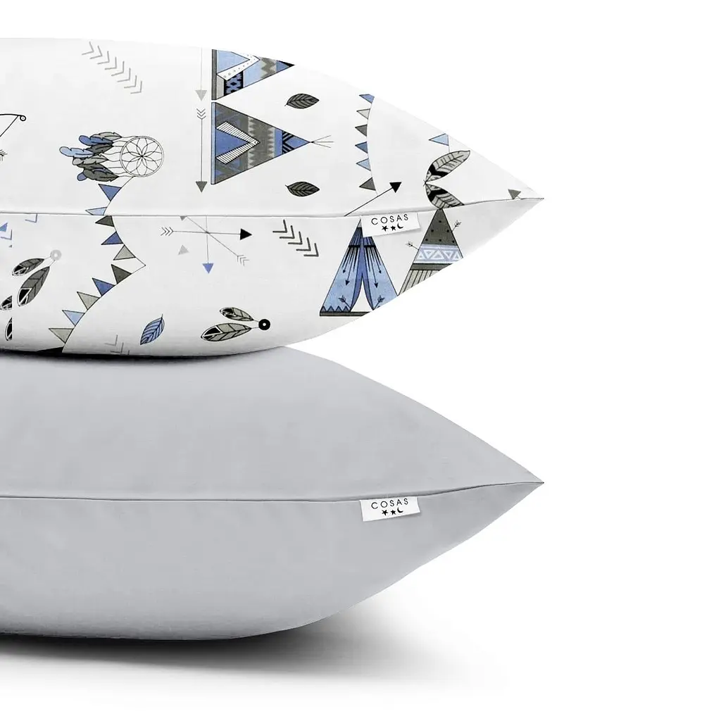 Набір наволочок Cosas Dream wigwam 40х60 см сірий (SetPillow_WigwamDream_Grey_40х60) - фото 3
