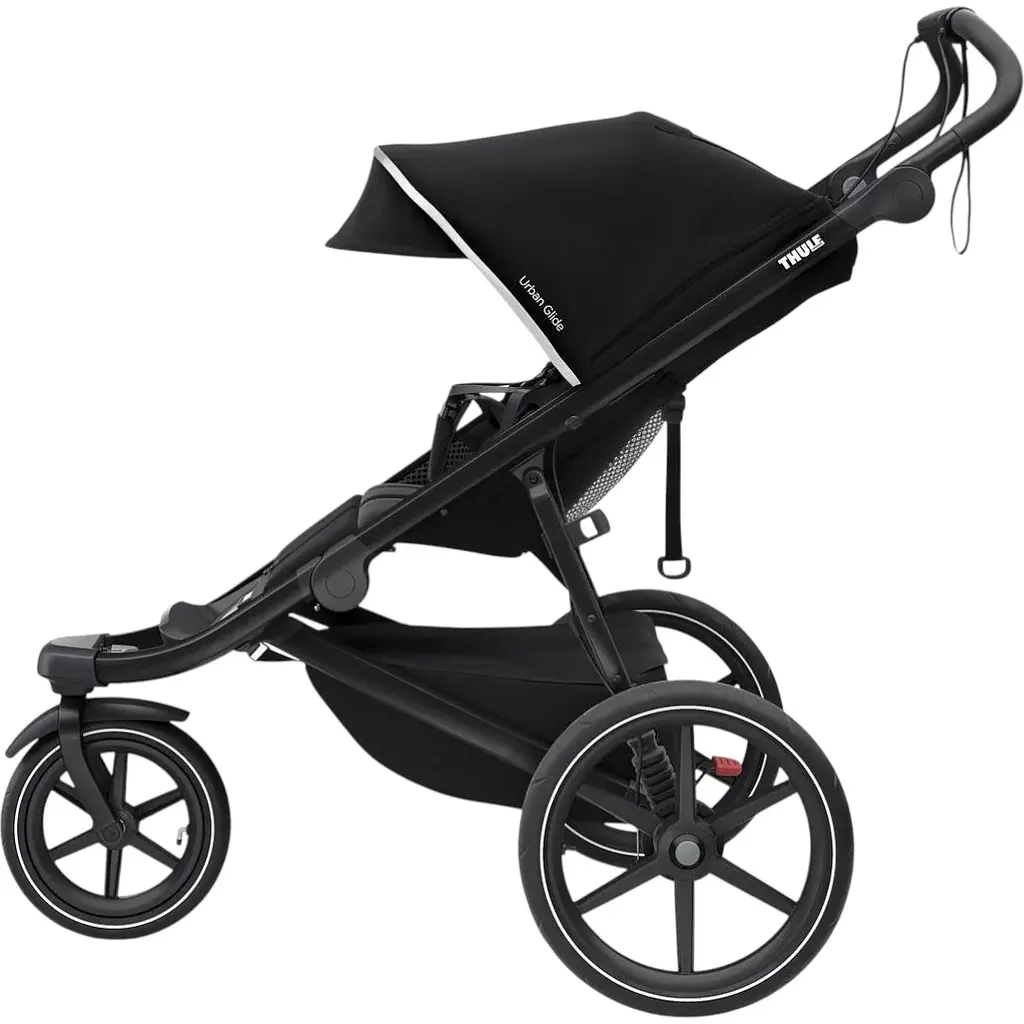 Дитяча коляска Thule Urban Glide 2 Black on Black з люлькою (TH 10101963) - фото 3