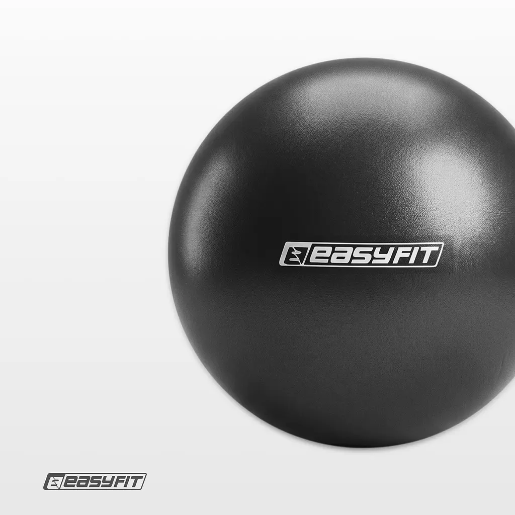 М'яч для пілатеса EasyFit 20 см чорний - фото 12