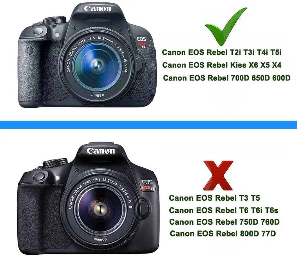 Мережевий адаптер живлення TKDY ACK-E8 для Canon EOS Rebel T2i–T5i - фото 8