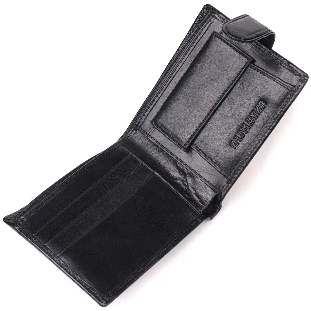 Бумажник кожаный мужской ST Leather 11х9,5х2 см acs0024010 - фото 3