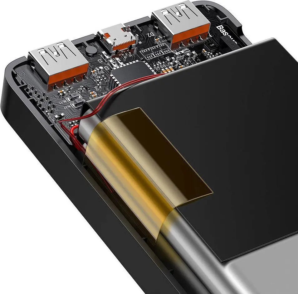 Зовнішній акумулятор Baseus Bipow Overseas 20W 10000mAh Black (PPBD050301/PPDML-L01) [79289] - фото 10