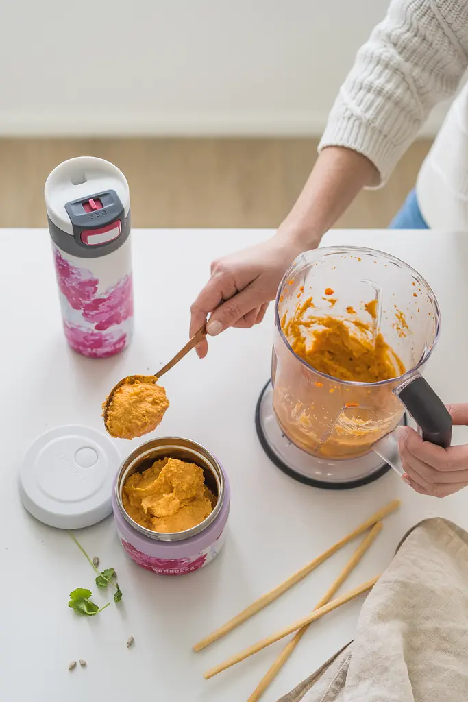 Термоконтейнер для їжі Kambukka Bora Pink Blossom, 400 мл, рожевий (11-06003) - фото 12