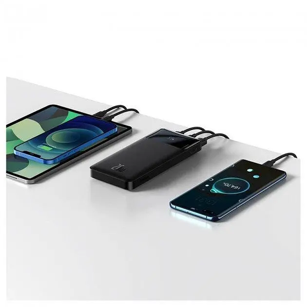 Портативна батарея Power bank Baseus Bipow Digital Display 10000mAh 20W (PPDML-L01) Чорний - фото 7