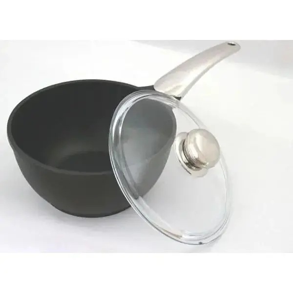 Ківш із кришкою Risoli Fusion steel, з металевою ручкою 20 см 2 л (00095fa/20tp) - фото 2