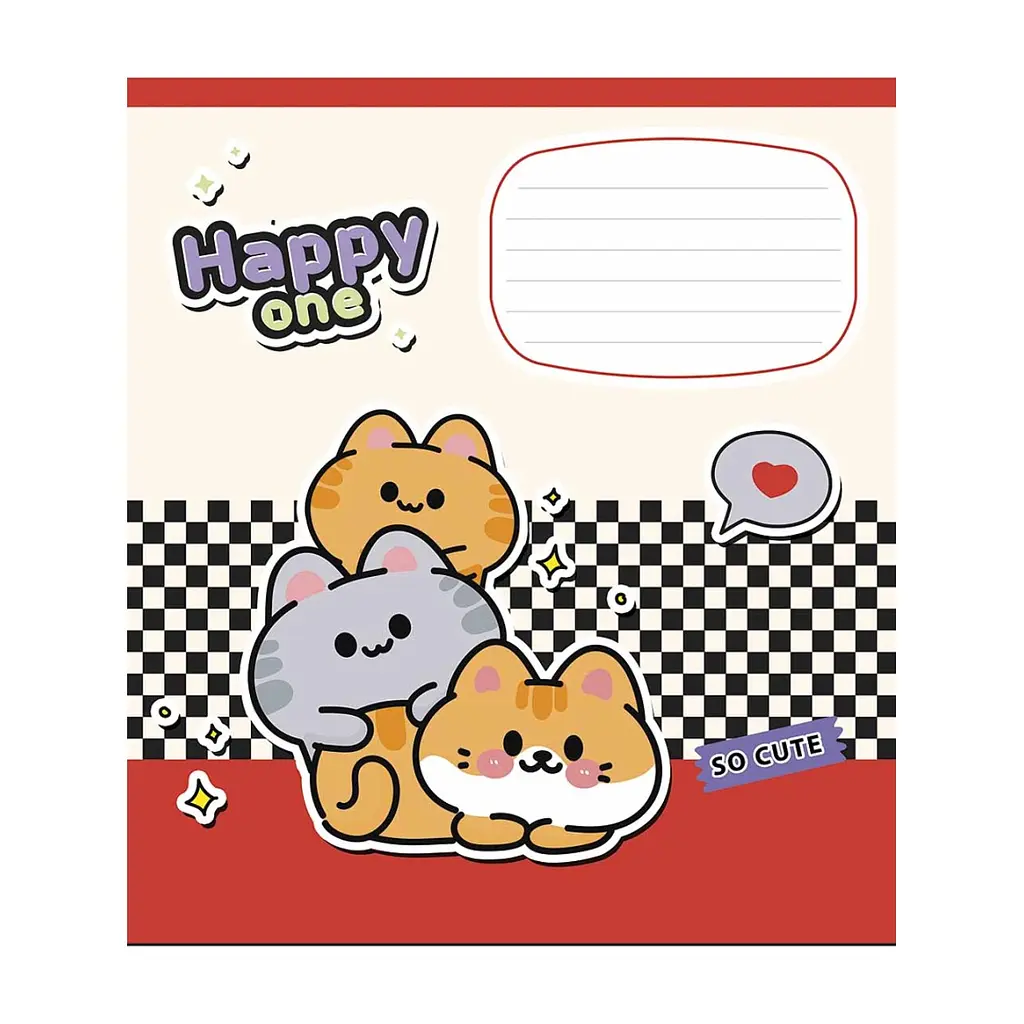 Зошит Школярик Happy one 18 аркушів клітинка (018-3532K), в асортименті - фото 5