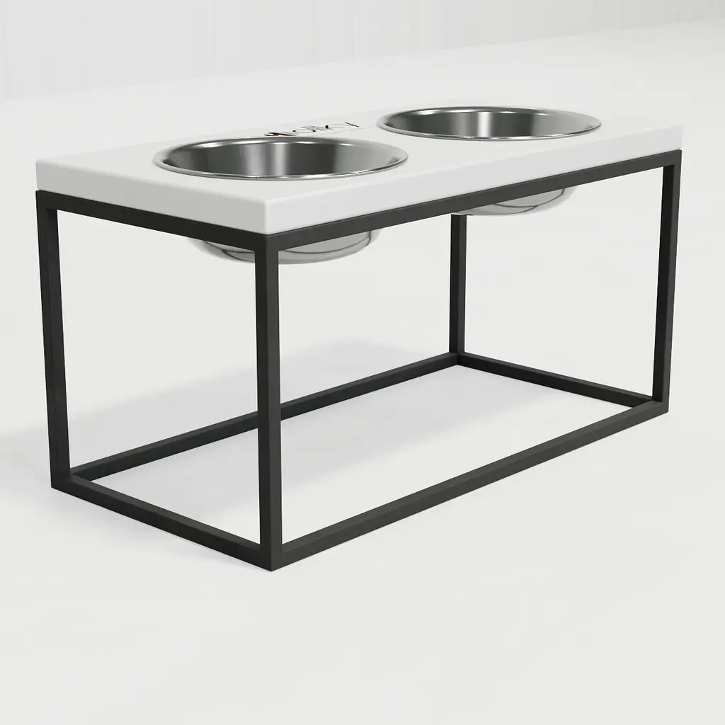 Hollky Base L — миски на підставці для середніх і великих собак (2 × 0,95 л, висота 20 см) - фото 8