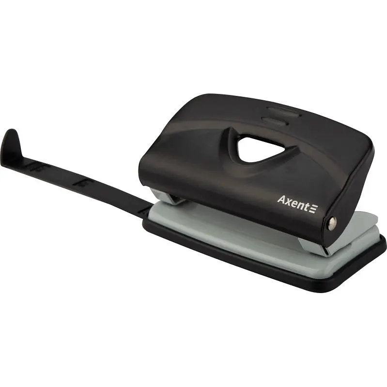 Діркопробивач Axent Exakt-2, 10 аркушів чорний (3910-01-A) - фото 2