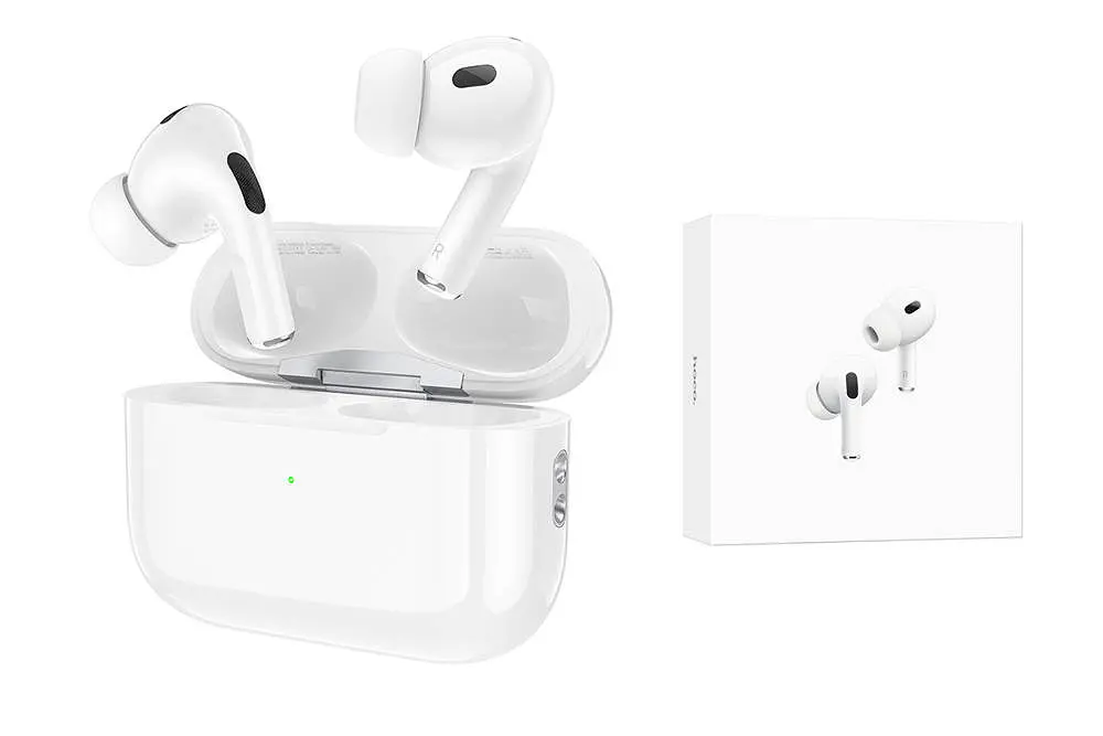 Беспроводные вакуумные наушники Hoco EW77, BT5.4, TWS, 30mAh, 300mAh, 4h, white - фото 7