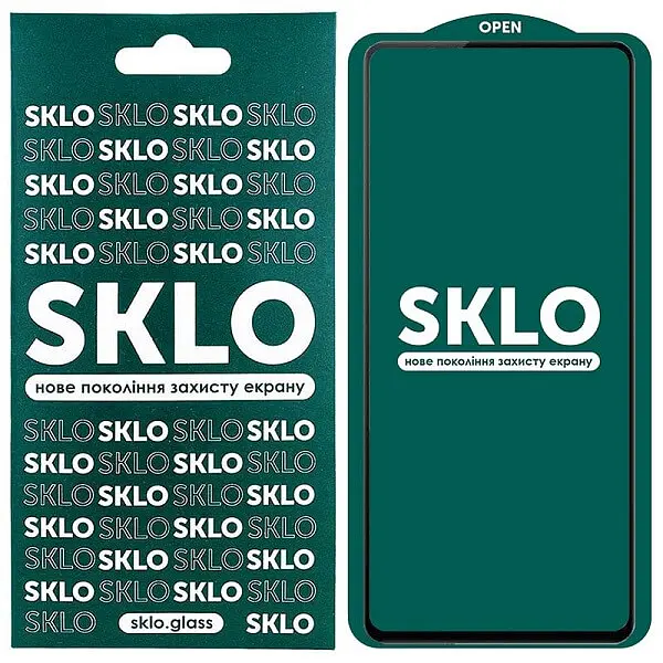 Захисне скло SKLO 5D [full glue] для Samsung Galaxy A72 [Black] [59488] - фото 2