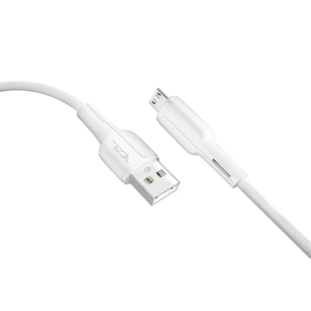 Кабель для зарядки и обмена данными USB Ridea RC-CO10 CommonPro 60W 20V/3A USB-MicroUSB 1 м Белый - фото 4