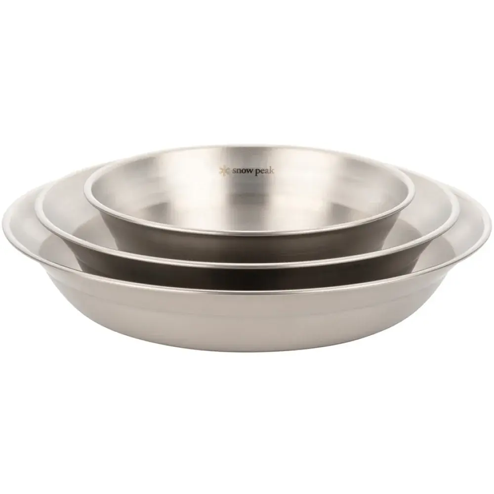 Набір посуду Snow Peak TW-021FK Renewed Tableware Set L Family Stainless steel - фото 2