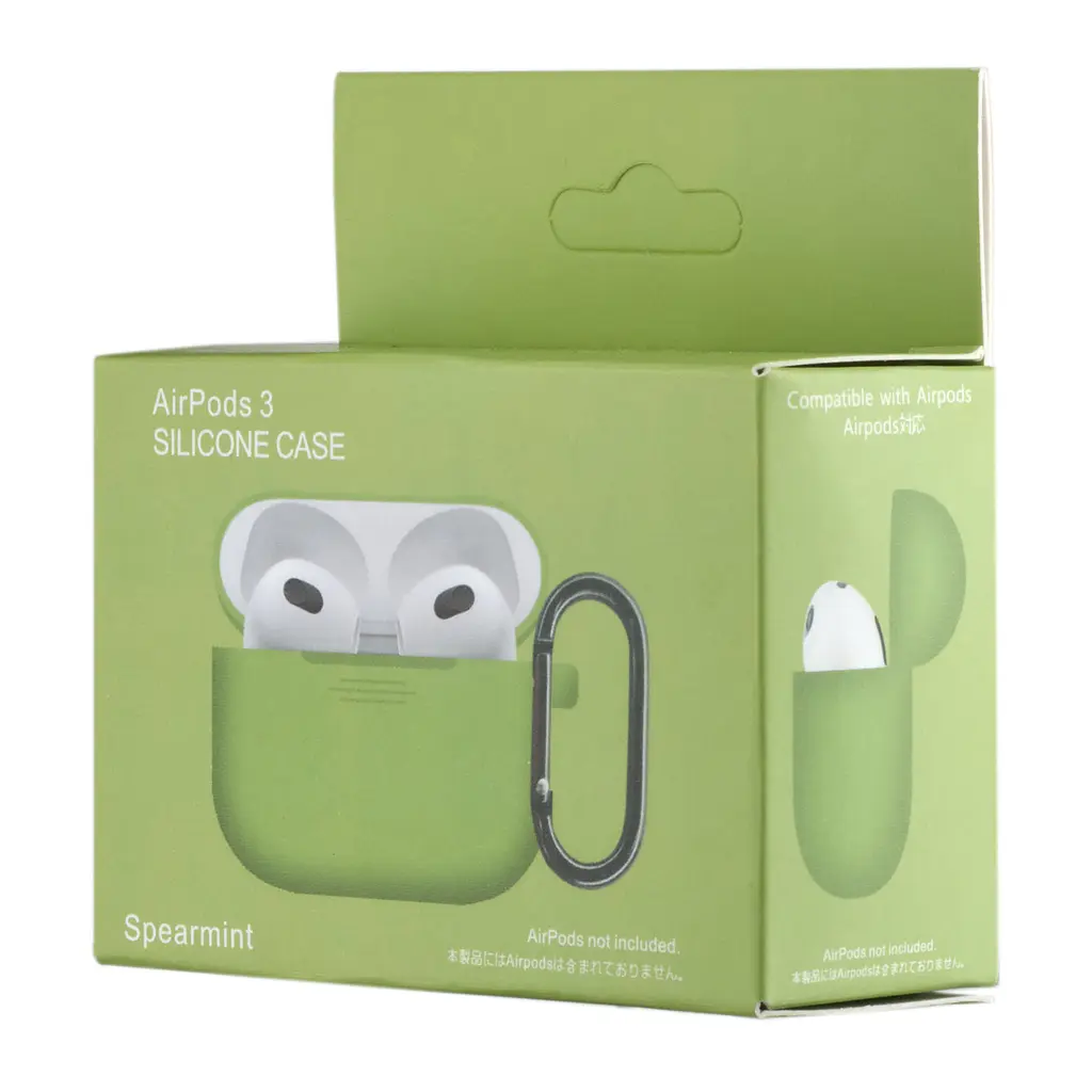 Чохол Silicone Case 1,2mm for AirPods 3 Spearmint - фото 2