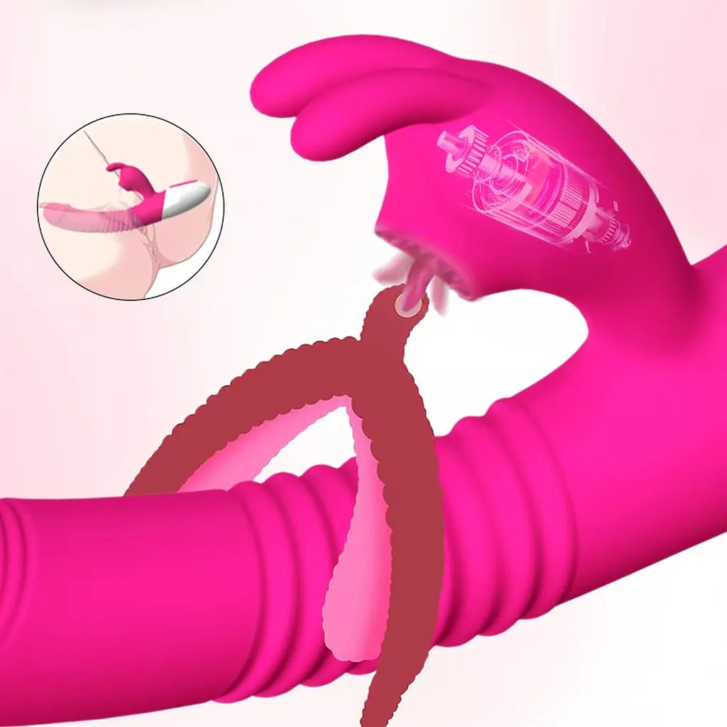 Hi-tech вибратор Silicone Vibrator USB 7 Powerful Licking Boss Series 63-00065 102105 - фото 2