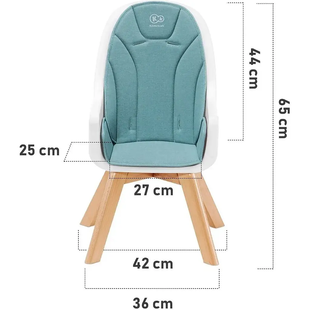 Стільчик для годування Kinderkraft Tixi рожевий (00-00158723) - фото 10