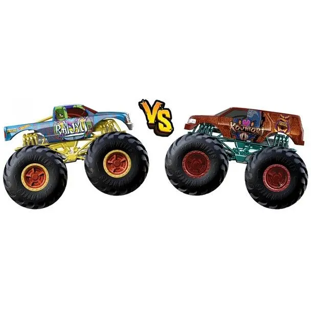 Набор Hot Wheels из 2 машинок-внедорожников серии Monster Trucks в ассортименте (FYJ64) - фото 11