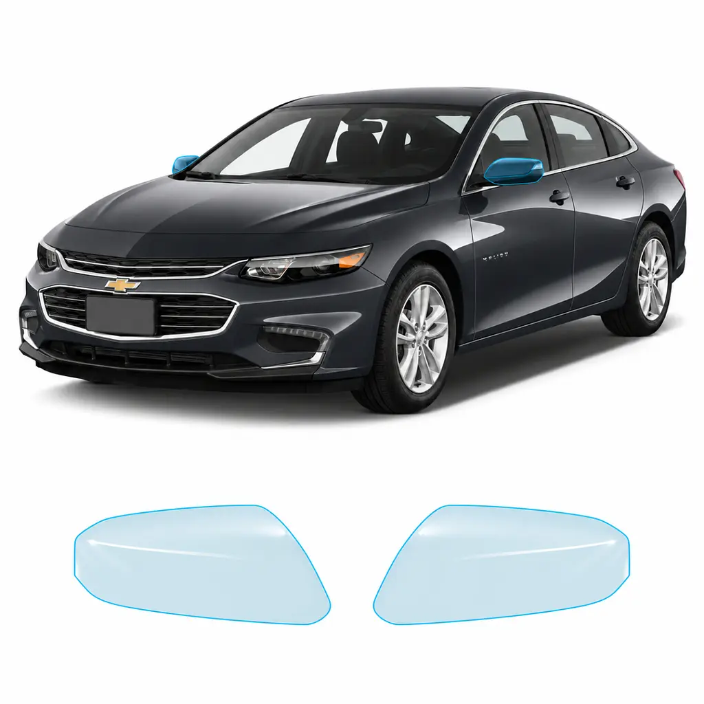 Антигравійна захисна бронеплівка за лекалами для Chevrolet Malibu IX 2016-2018 - дзеркала