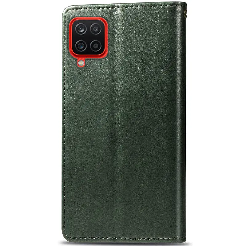 Шкіряний чохол-книжка GETMAN Gallant (PU) для Samsung Galaxy A12 / M12 Зелений - фото 2