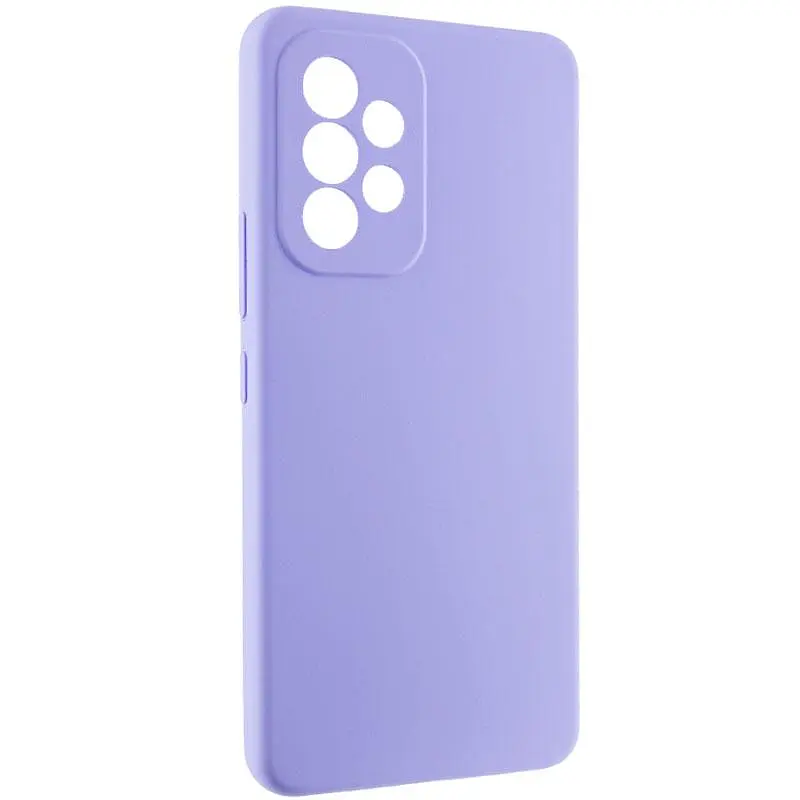 Чехол Silicone Cover Lakshmi Full Camera (AAA) для Samsung Galaxy A32 5G Сиреневый / Dasheen - фото 2