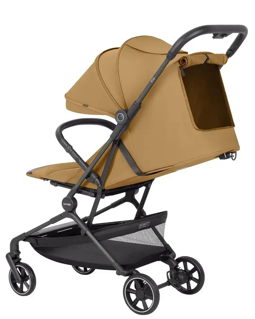 Прогулянкова коляска Carrello Evo CRL-5533 Medallion Beige легка компактна з амортизацією - фото 4